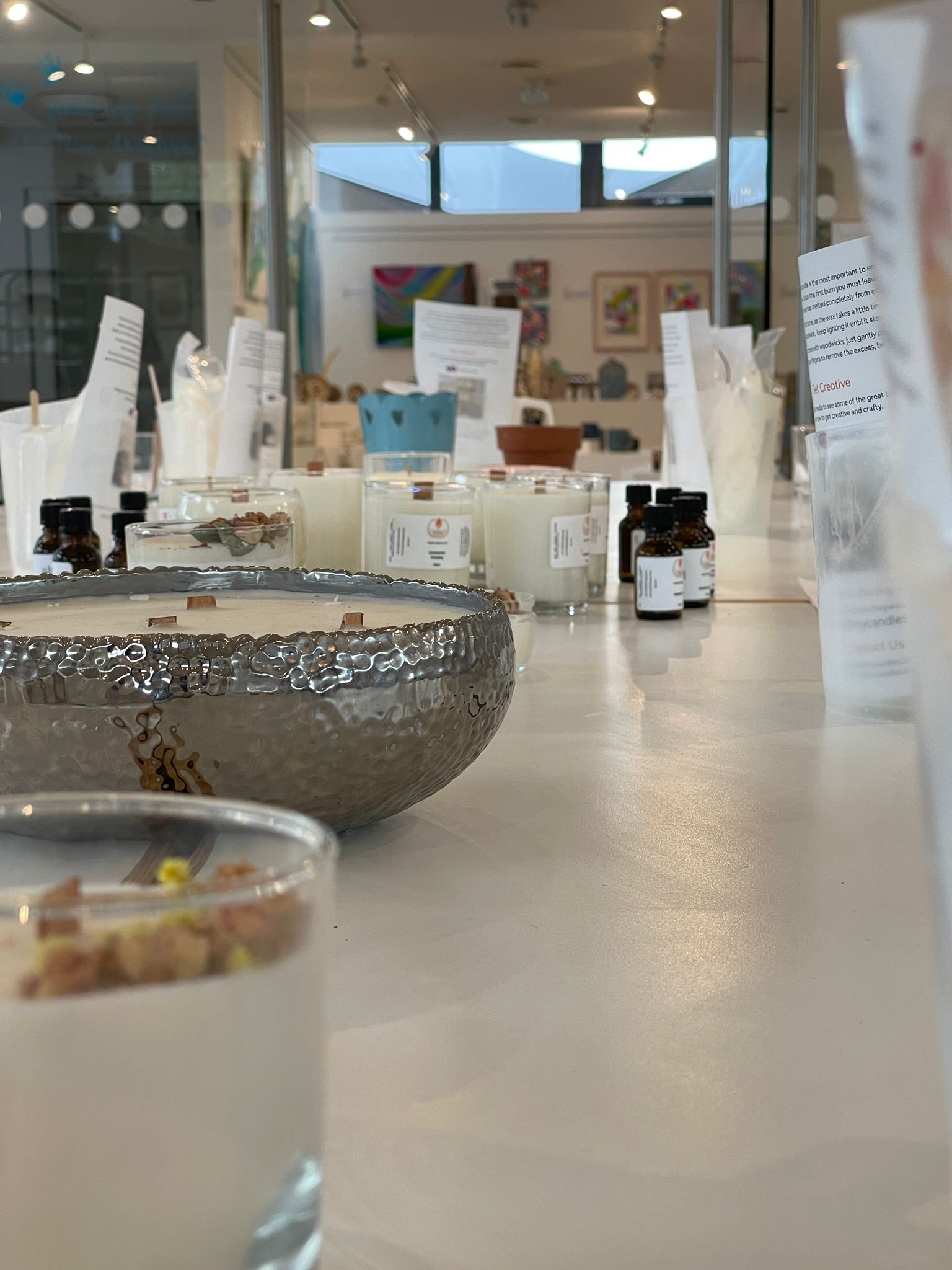 Candle Making Saturday 8th April 3pm Eden Tearoom and